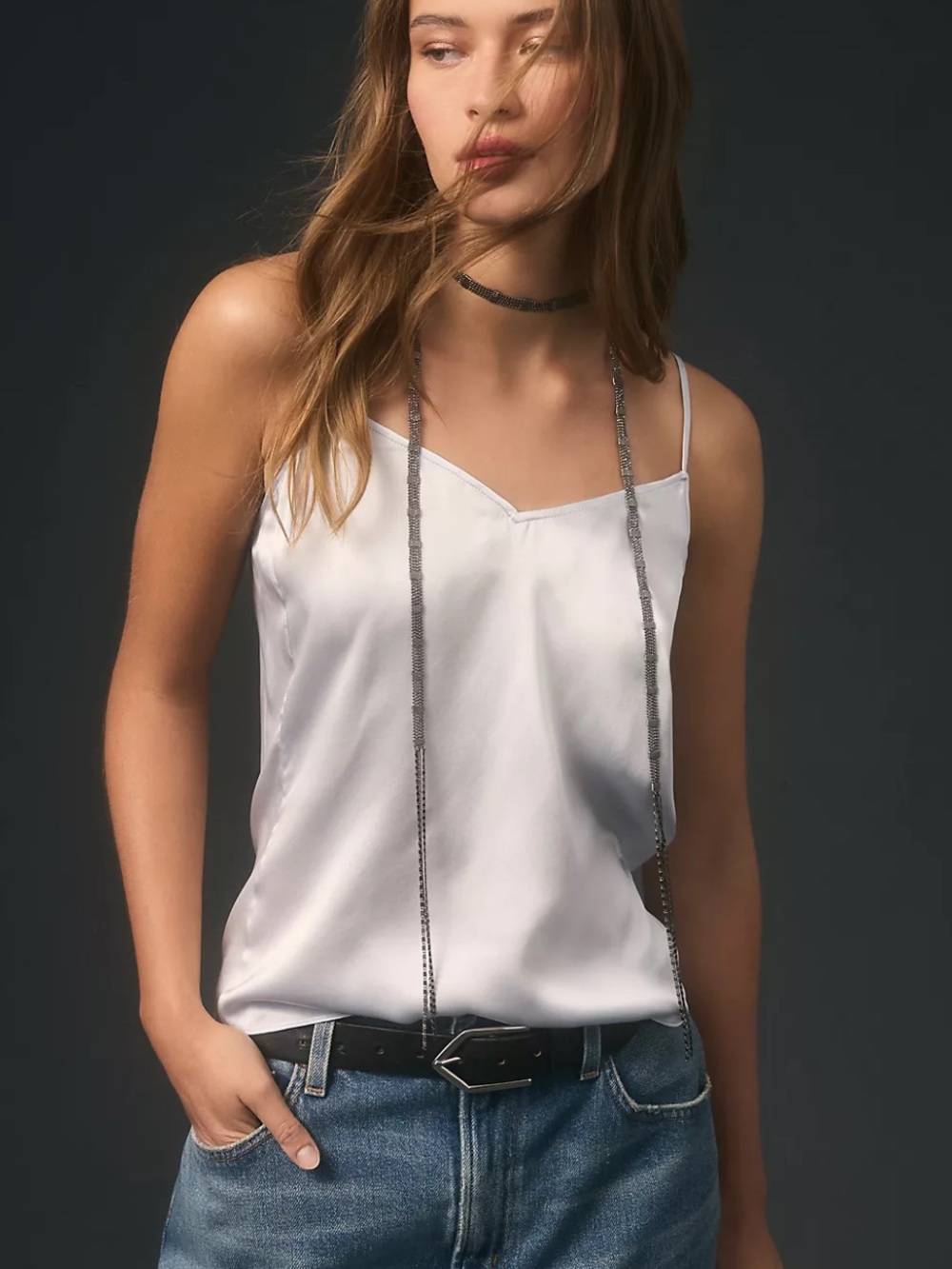 Frame Silk V-Neck Cami